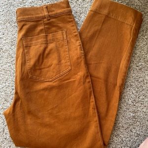 Madewell rust colored pant
